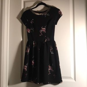 Black Floral Dress